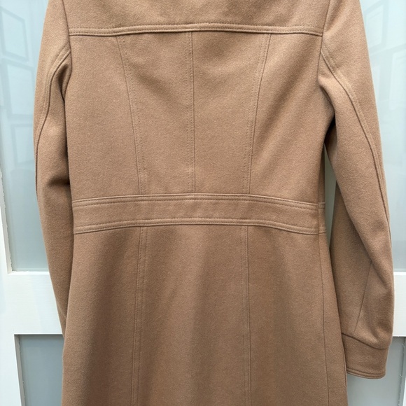 XS Brown Camel Tan Michael Kors Zipper Coat - Picture 5 of 7